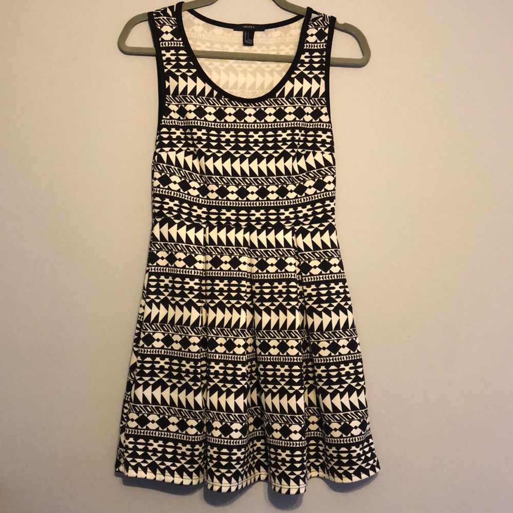 Black and white dress